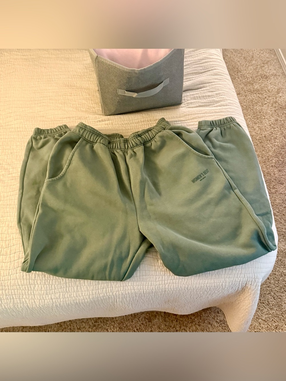 Women’s Best Sage Green Cozy Comfort Sweatpants Joggers